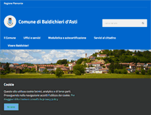 Tablet Screenshot of comune.baldichieridasti.at.it